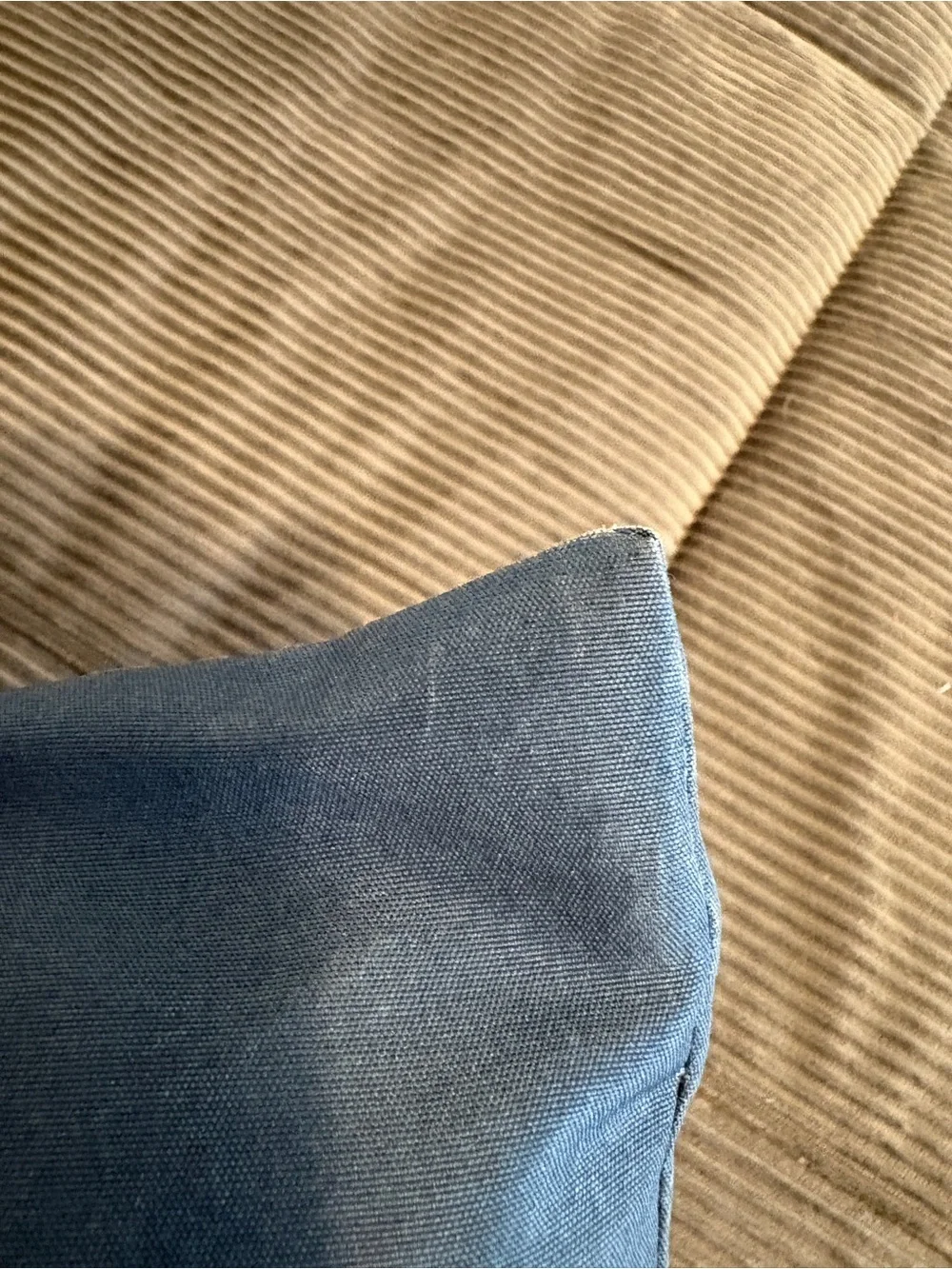 Mainstays Blue Bicycle Print Pillow